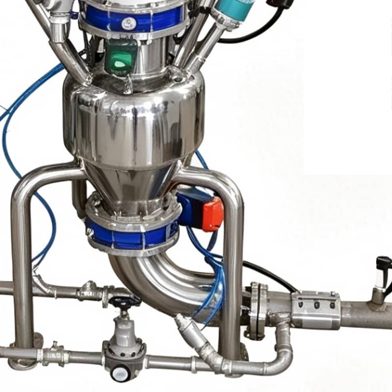 Dense-phase pneumatic conveying sender tank